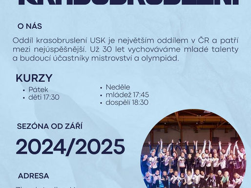 KURZY KRASOBRUSLENÍ - Důležité info ‼️