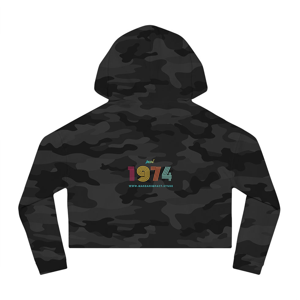 Thumbnail: Women’s Cropped Hooded Sweatshirt