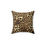 Thumbnail: Double sided flowers with leopard back Faux Suede Square Pillow