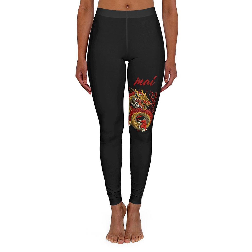 Thumbnail: Mai Life Dragon Women's Spandex Leggings