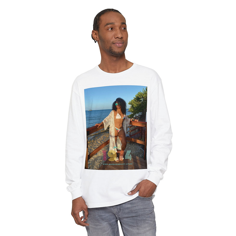 Thumbnail: Mai 1974 Garment-dyed Long Sleeve T-Shirt