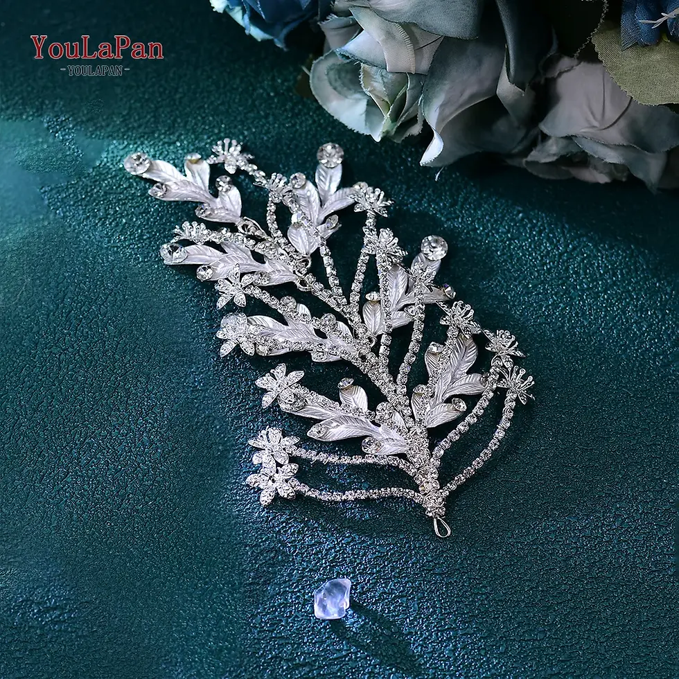 Thumbnail: Rhinestone Headband   Headwear Women Fashion Hair Accessories  Tiara