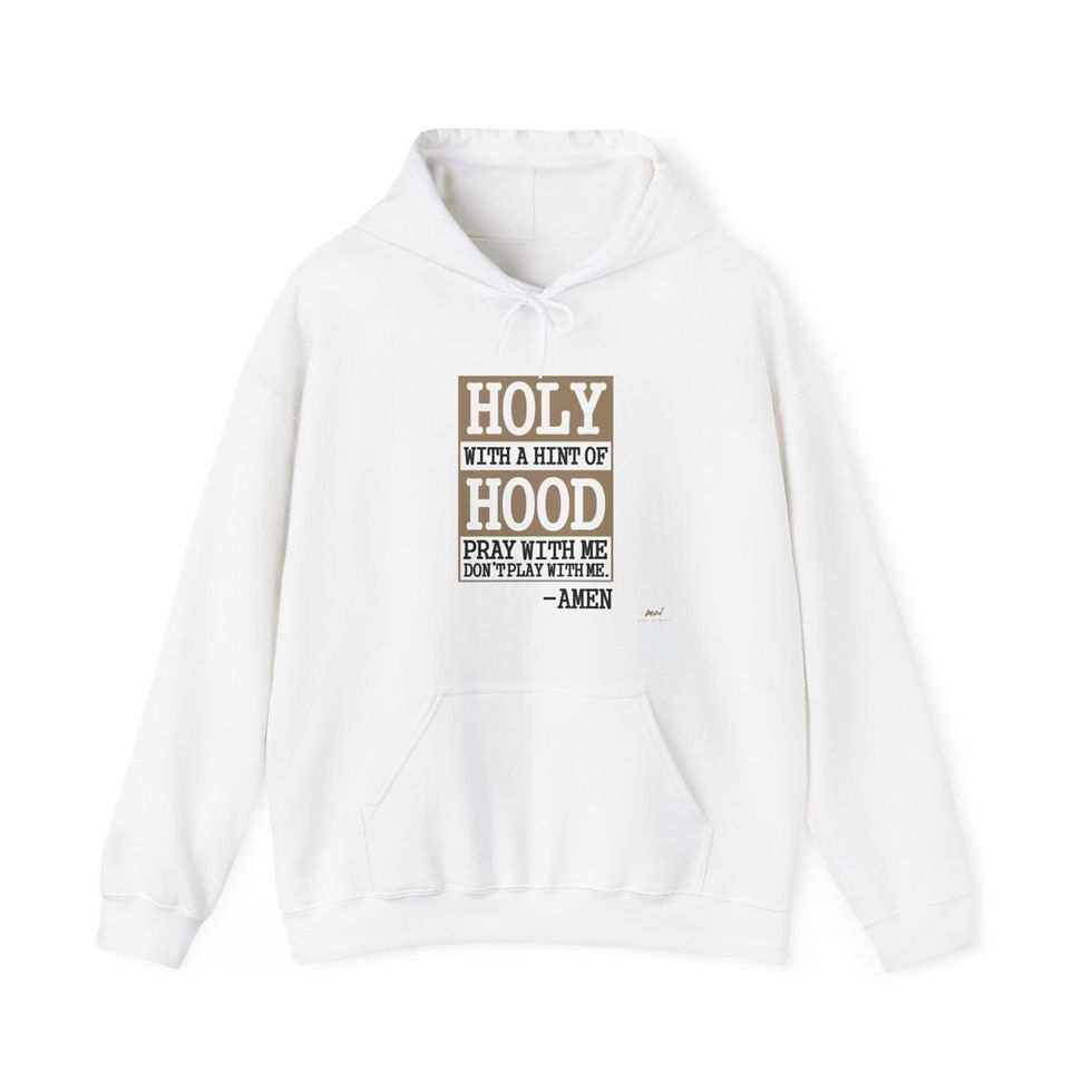 Thumbnail: Unisex Heavy Blend™ Hooded Sweatshirt HOLY HOOD QV