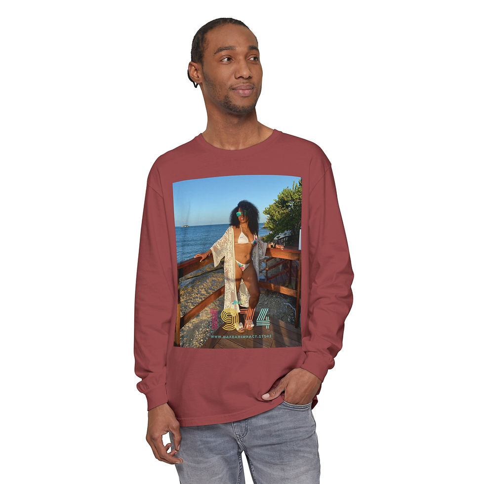 Thumbnail: Mai 1974 Garment-dyed Long Sleeve T-Shirt