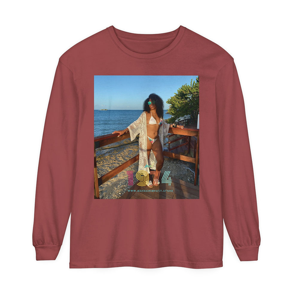 Thumbnail: Mai 1974 Garment-dyed Long Sleeve T-Shirt