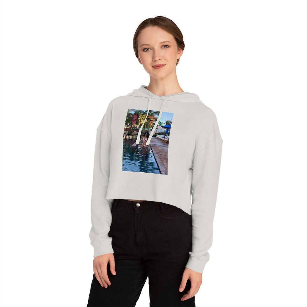 Thumbnail: Women’s Cropped Hooded Sweatshirt