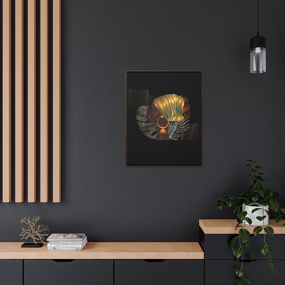 Thumbnail: Mai Life Afo-Art Gallery Canvas Wraps, Vertical Frame