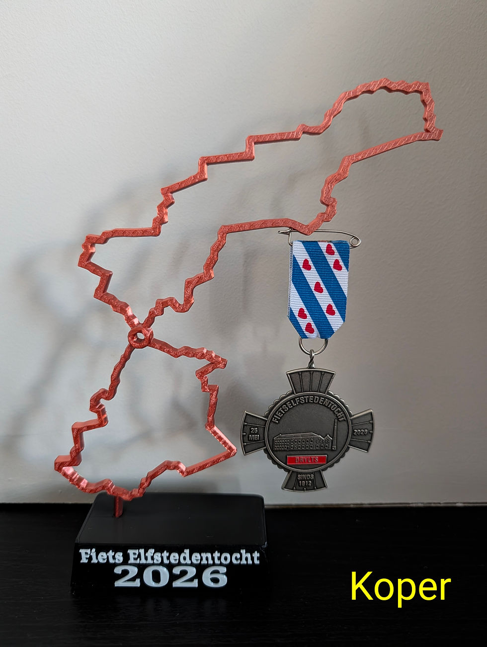 Thumbnail: 🏅 Elfstedentocht Trofee – Uniek 3D-geprint aandenken 🚴‍♂️