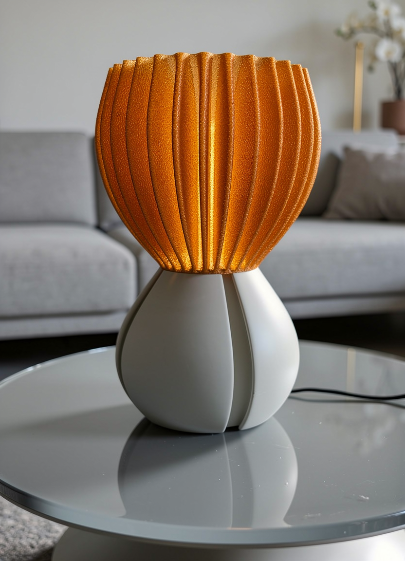 Lamp ' SAKU'  Kaki / Amber