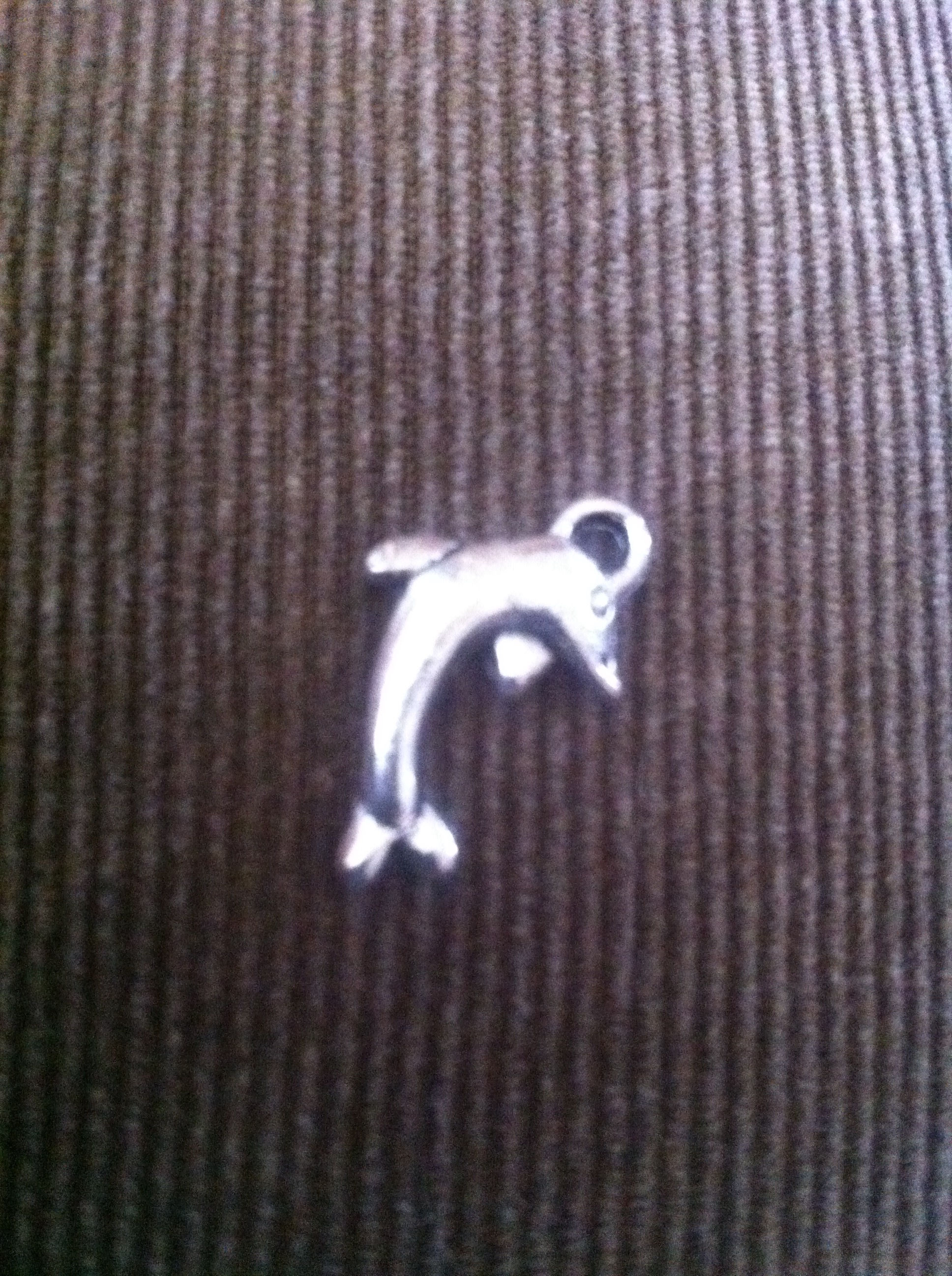 Charms: Small Silver Dolphins #3