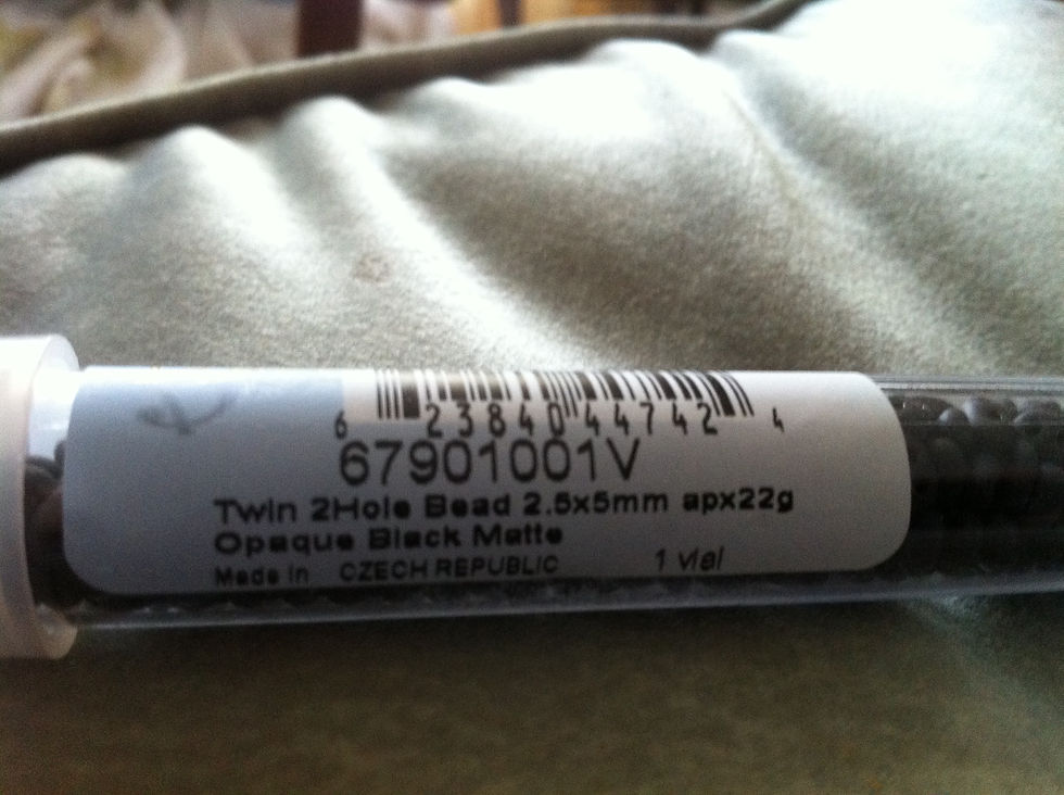 Thumbnail: Czech Twin Two-Hole Beads 22g vial