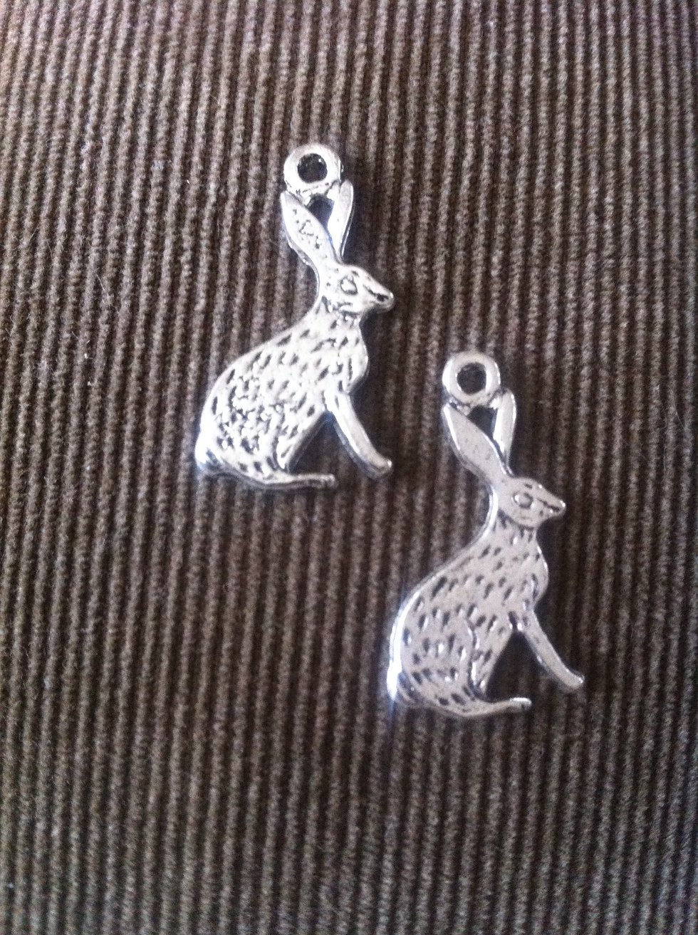Thumbnail: Charms: Silver Rabbit Charms #299
