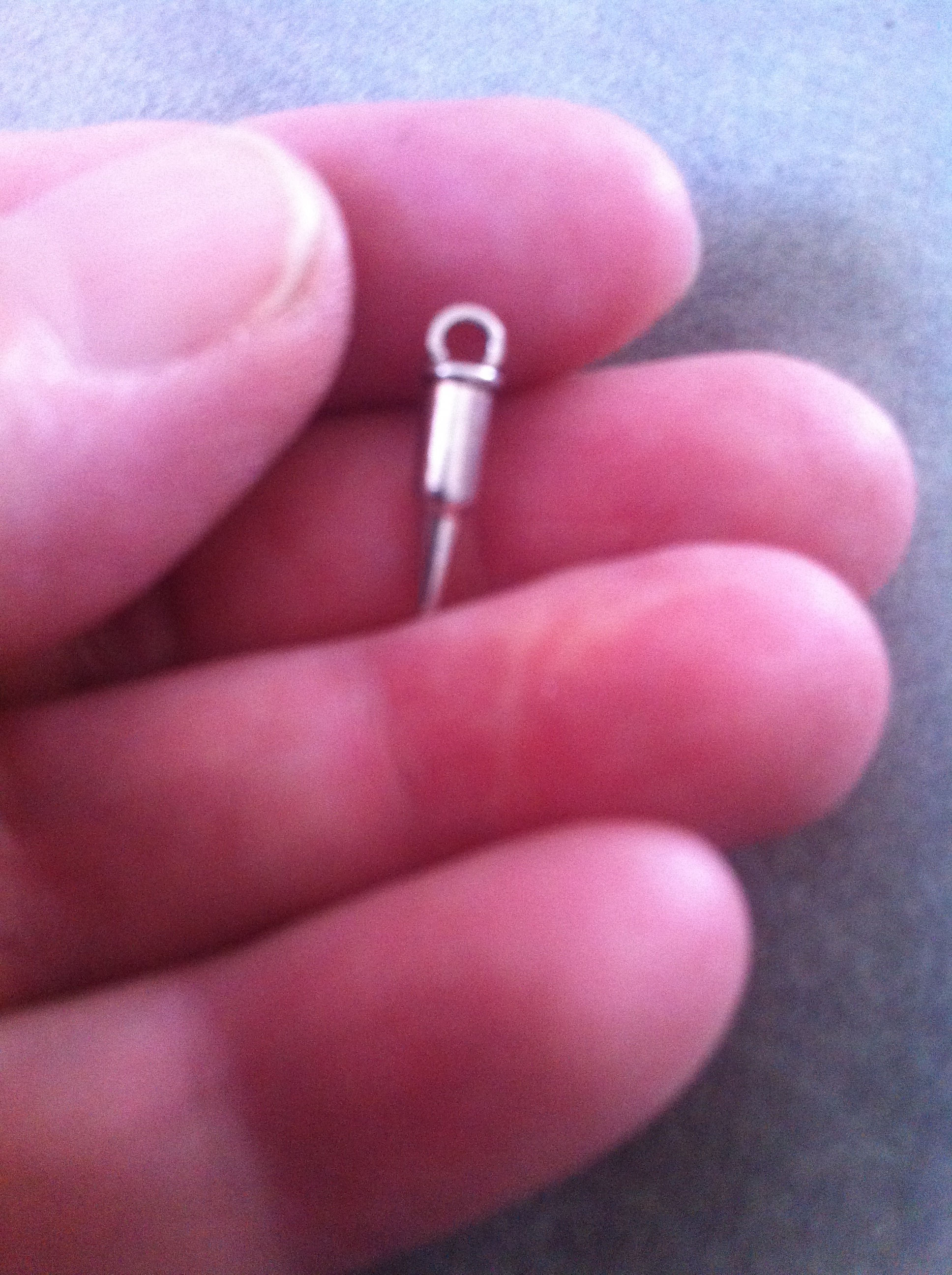 Charms: Silver Tiny Bullet Charms #282