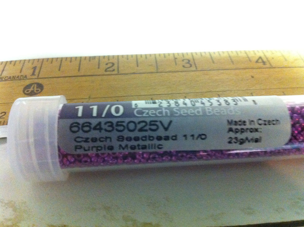 Thumbnail: Czech seed bead 11/0 vials
