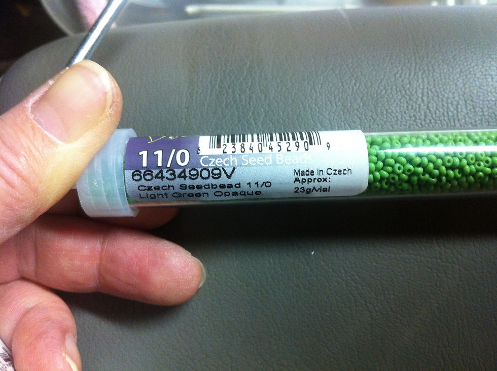 Thumbnail: Miyuki 11/0 glass seed beads vial 22g