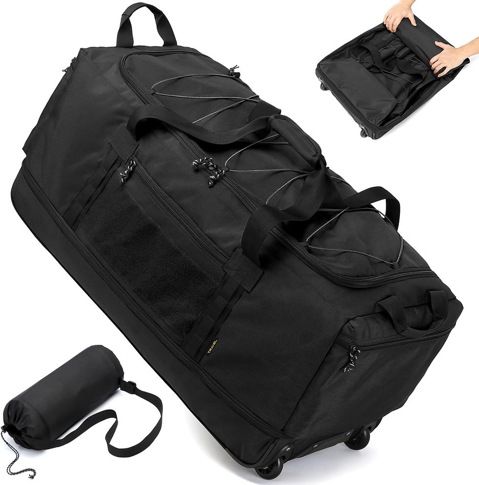 Folding Wheeled Duffle Bag