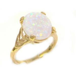 Opal Solitaire Ring
