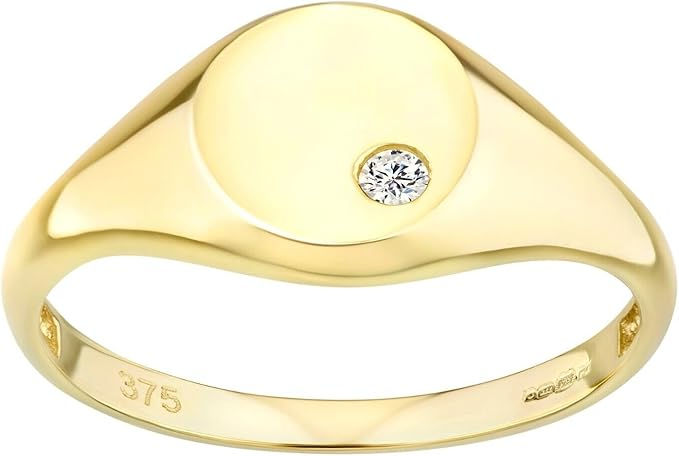 Stone Set Signet Ring