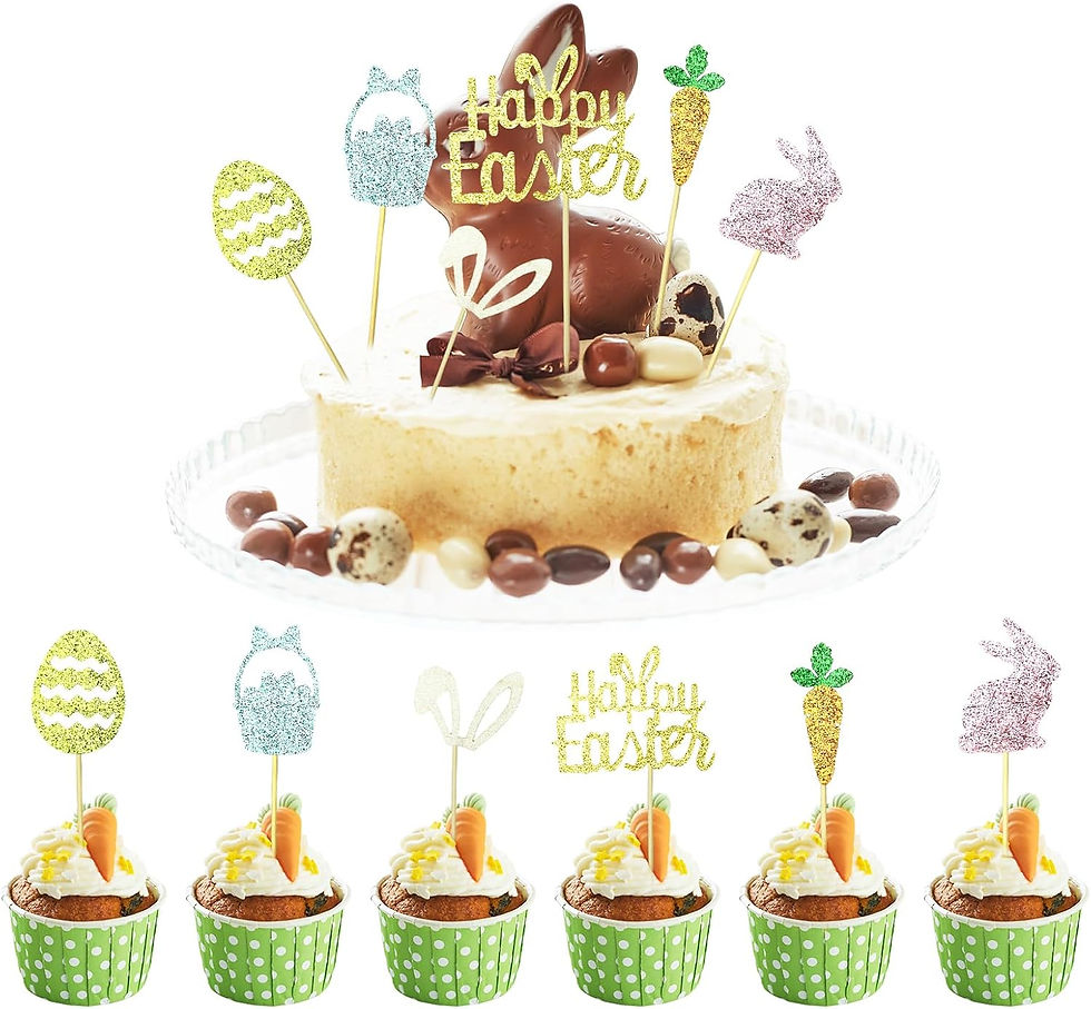 Easter Cupcake Topper Set