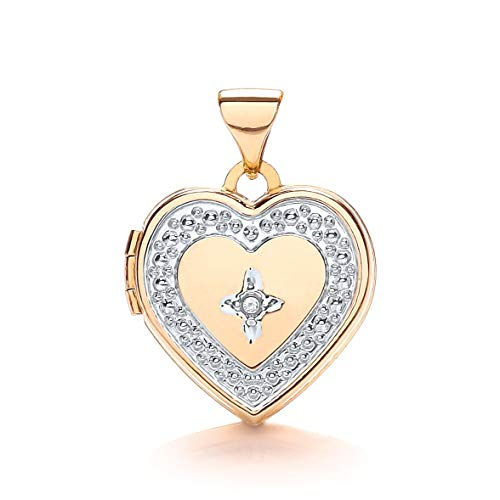 Diamond Heart Locket
