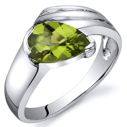 Peridot Bypass Ring