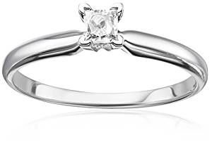 Princess Solitaire Ring