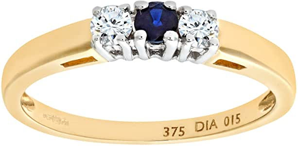 Sapphire And Diamond Ring