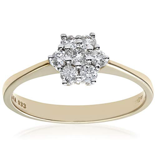 Diamond Cluster Ring