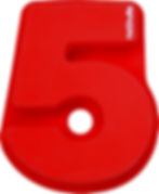 Number Five Cake Mould