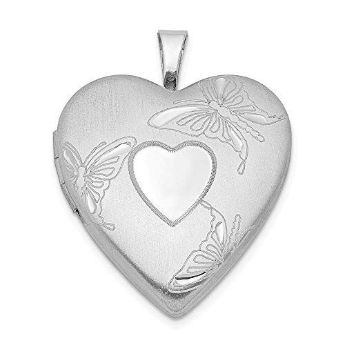 Butterfly Heart Locket