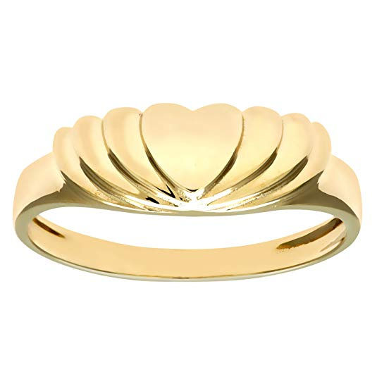 Yellow Gold Heart Ring