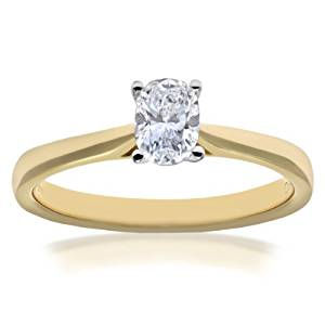 Oval Solitaire Ring