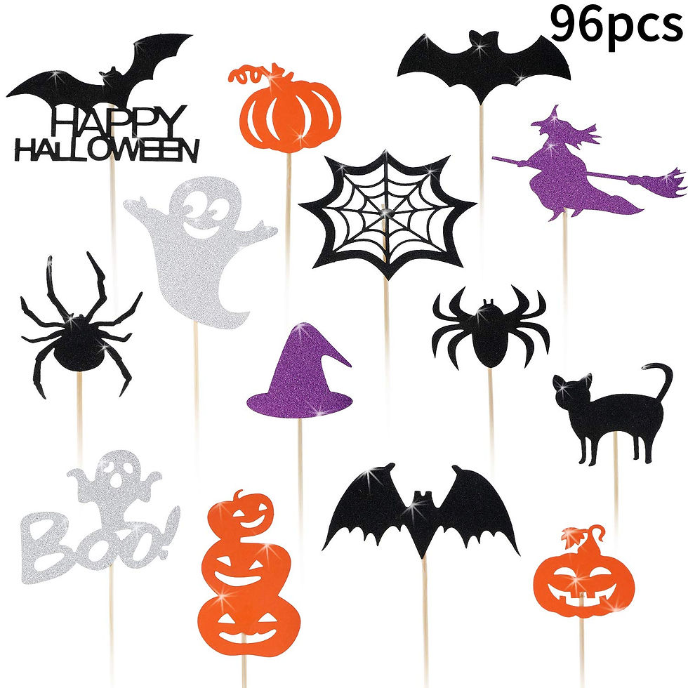 Halloween Cupcake Topper Set