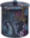 Midnight Leopard Biscuit Tin