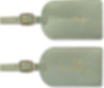 Hubby & Wifey Luggage Tags