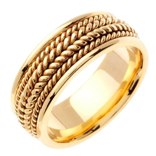 Rope Style Wedding Band