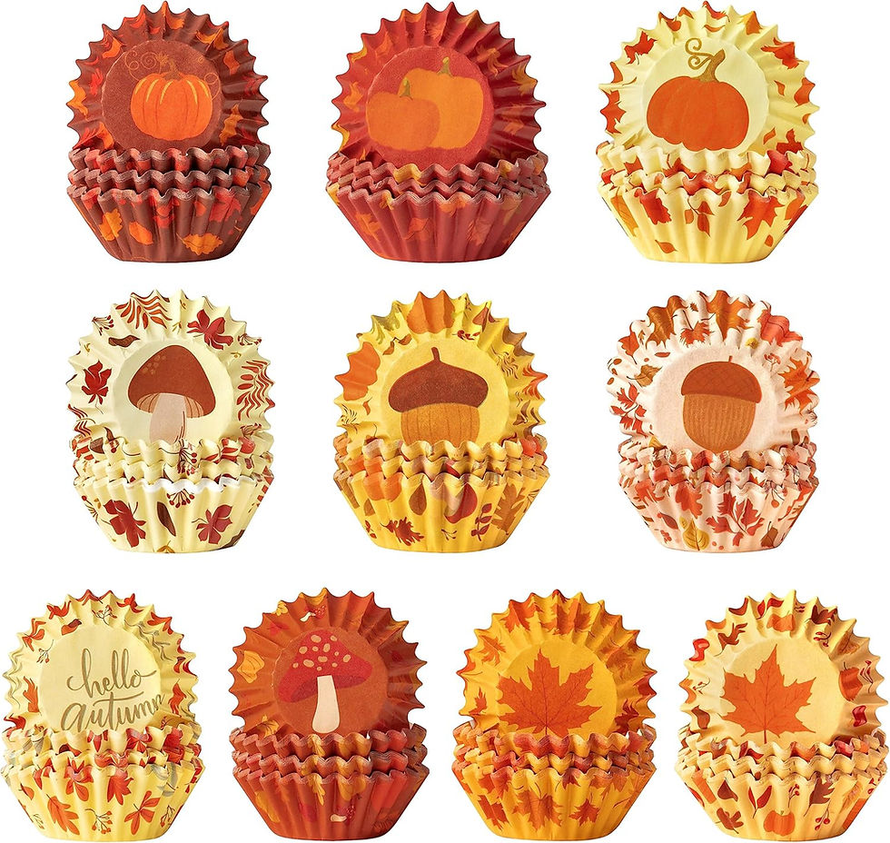 Autumn Mini Cupcake Cases