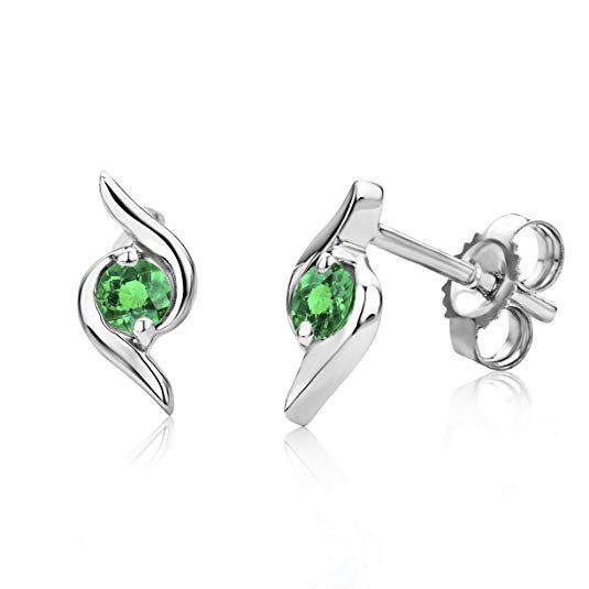 Emerald Stud Earrings