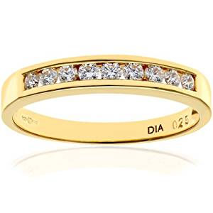 Diamond Channel Set Ring
