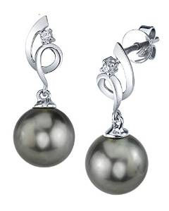 Pearl And Diamond Earrings