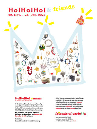 Christmas exhibition HoHoHo Friends of Carlotta Zürich