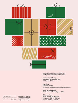 jewellery exhibition, christmas exhibition, Bayerischer Kunstgewerbeverein Munich