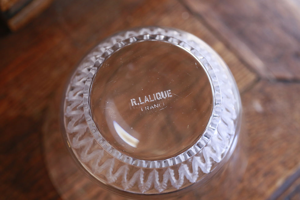 サムネイル： RENE LALIQUE BOWL  CHAMPIGNY