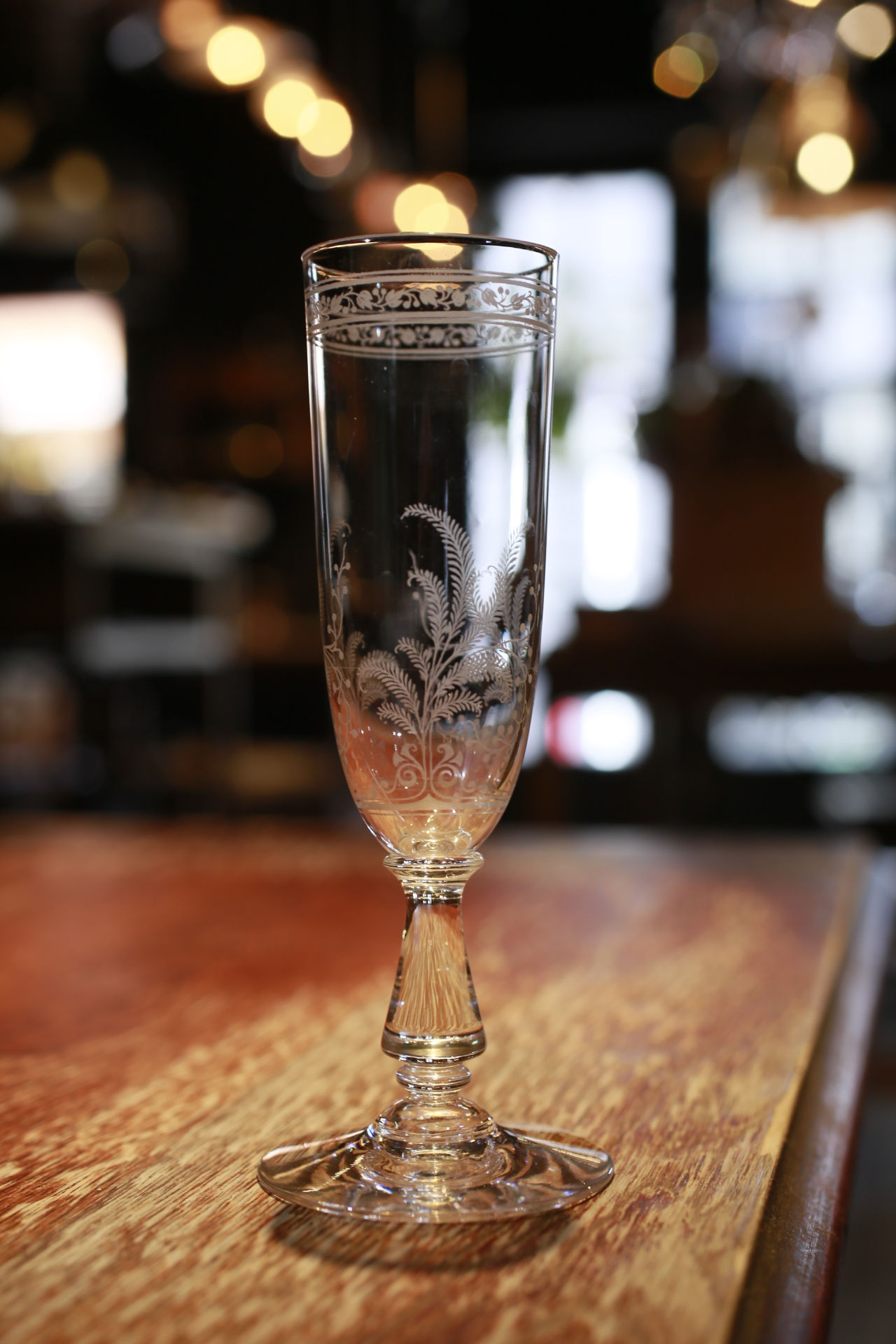 BACCARAT  FOUGERES  CHAMPAGNE  FLUTE