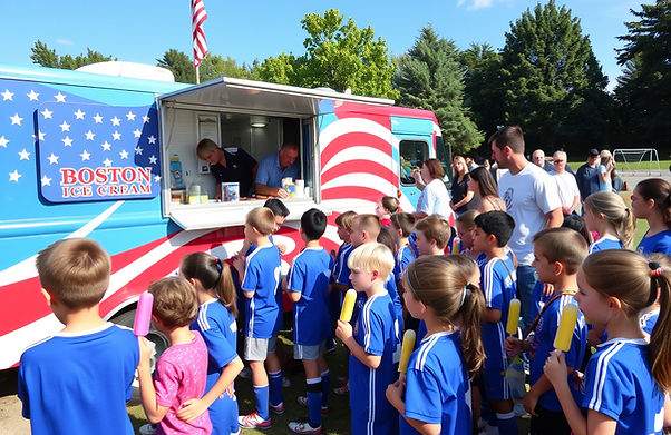 ice cream truck in Bellingham, MA