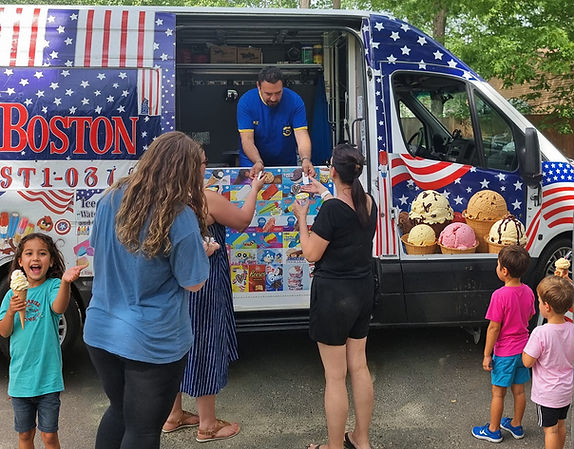 ice cream truck in Taunton