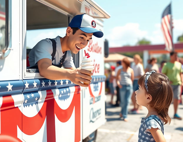 ice cream truck in Wellesley