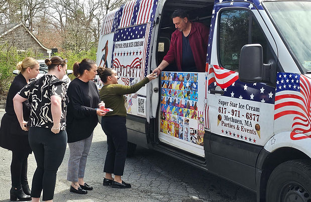 Ice cream truck rental in Wakefield 