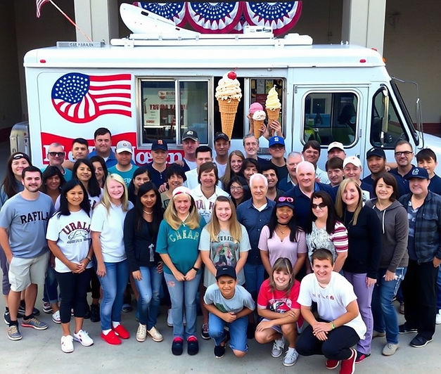 ice cream truck in Reading, MA