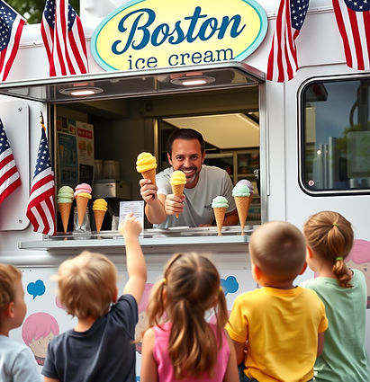 Ice cream truck rental in Reading
